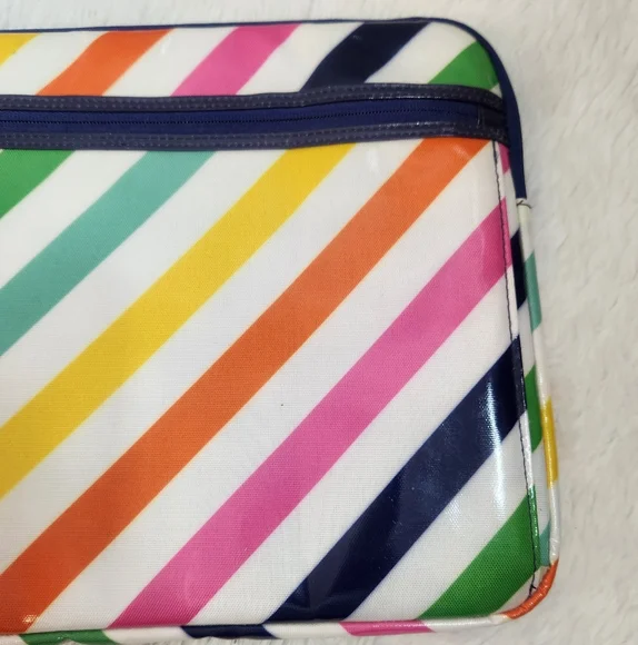 Clear Coated Zip Close Laptop Sleeve - Picture 3 of 8